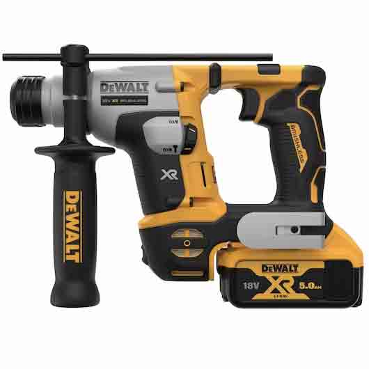 SDS PLUS 16mm 18V XR BRUSHLESS motor 2 x 5Ah hammer drill in TSTACK CASE and ACCESSORIES - DeWALT - DCH172P2T-QW SDS PLUS 16mm 18V XR BRUSHLESS motor 2 x 5Ah hammer drill in TSTACK CASE and ACCESSORIES - DeWALT - DCH172P2T-QW